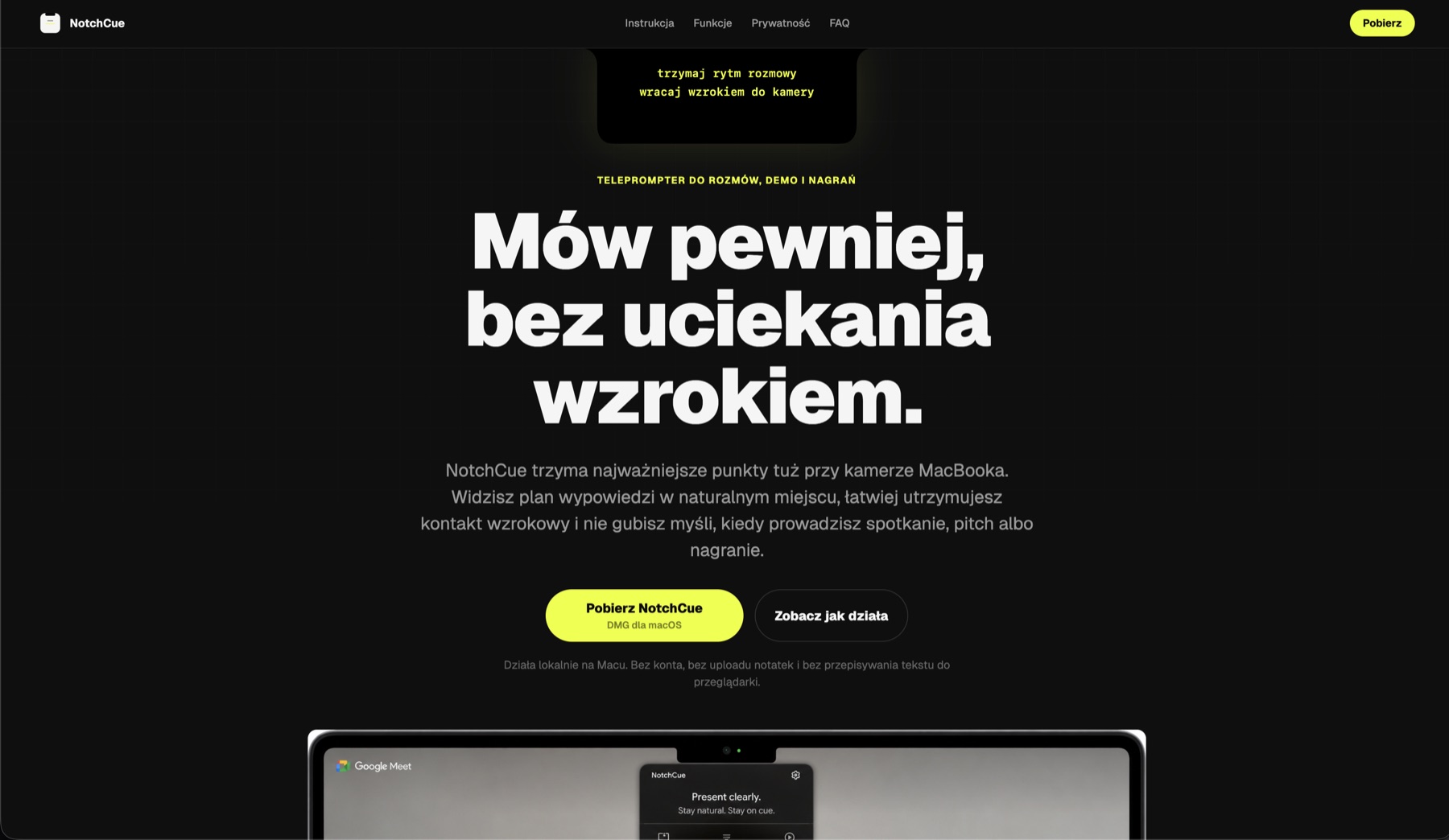 NotchCue product screenshot