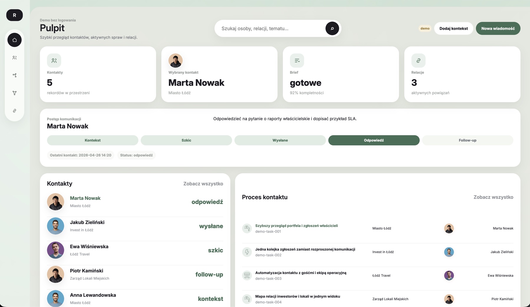 Relora product screenshot